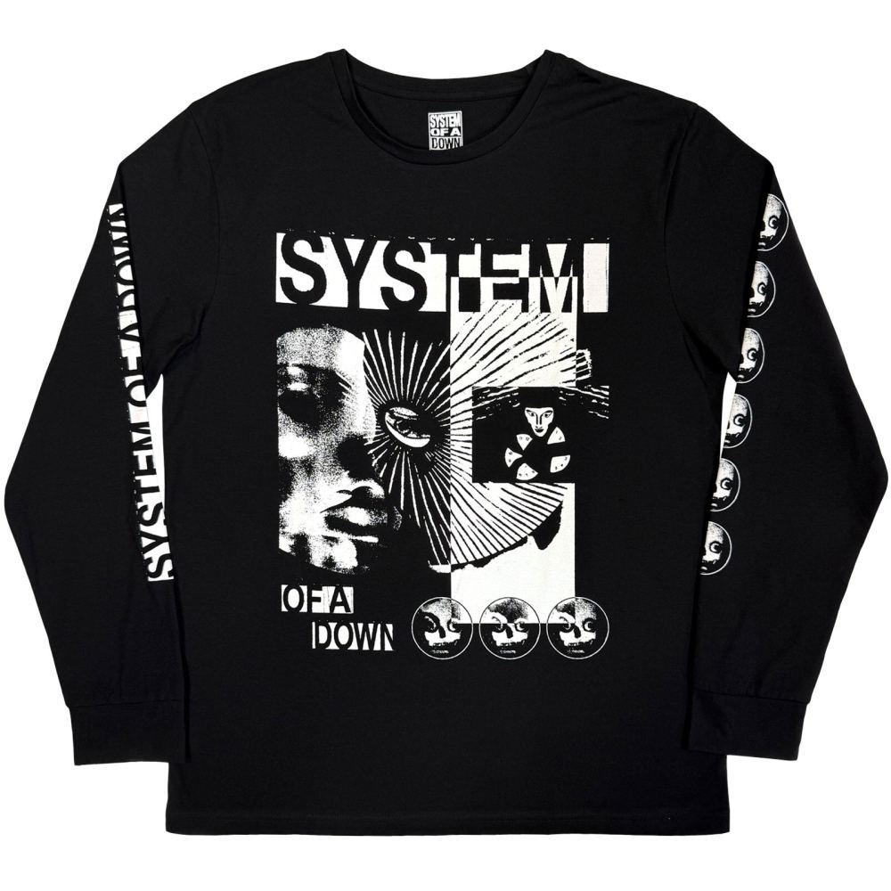 System Of A Down - Hypno HiContrast Lange ärmel top - Schwarz